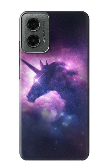 W3538 Unicorn Galaxy Case Cover Custodia e Flip Case per Motorola Moto G 5G (2024)