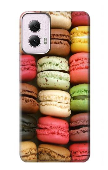 W0080 Macarons Case Cover Custodia e Flip Case per Motorola Moto G Power 5G (2024)