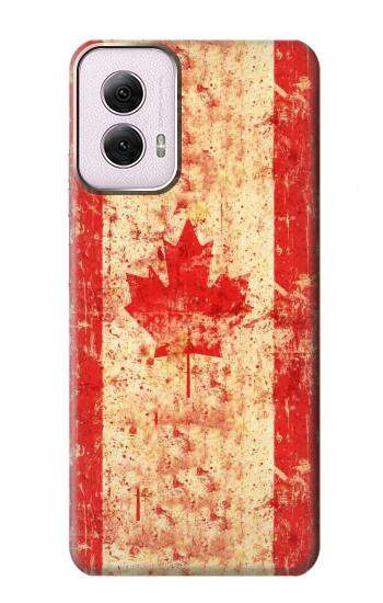 W1603 Canada Flag Old Vintage Case Cover Custodia e Flip Case per Motorola Moto G Power 5G (2024) W1603 Canada Flag Old Vintage Case Cover Custodia e Flip Case per Motorola Moto G Power 5G (2024)
