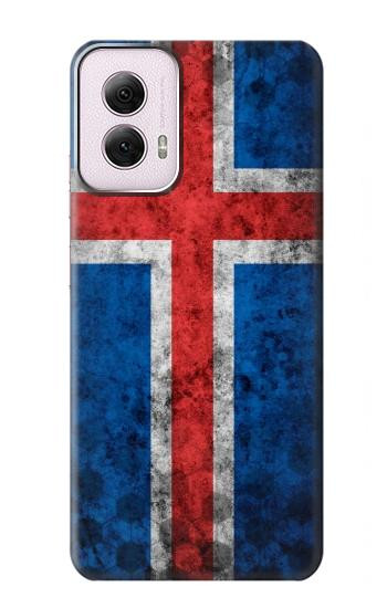 W3000 Iceland Football Soccer Case Cover Custodia e Flip Case per Motorola Moto G Power 5G (2024)