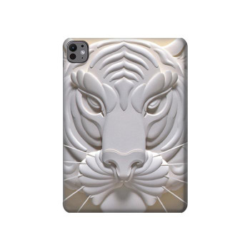 W0574 Tiger Carving Tablet Case Cover Custodia per iPad Pro 11 (2024)