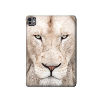 W2399 White Lion Face Tablet Case Cover Custodia per iPad Pro 11 (2024)