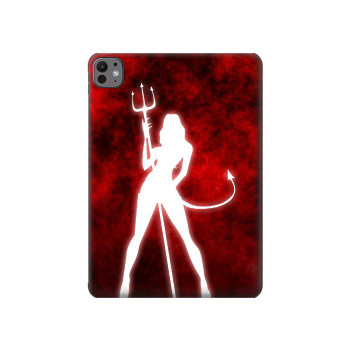 W2455 Sexy Devil Girl Tablet Case Cover Custodia per iPad Pro 11 (2024)