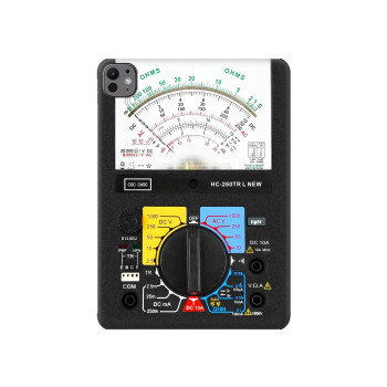 W2660 Analog Multimeter Graphic Printed Tablet Case Cover Custodia per iPad Pro 11 (2024)
