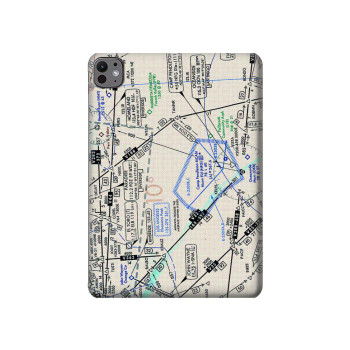 W3882 Flying Enroute Chart Tablet Case Cover Custodia per iPad Pro 11 (2024)