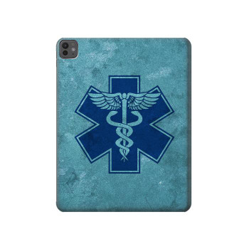 W3824 Caduceus Medical Symbol Tablet Case Cover Custodia per iPad Pro 13 (2024)