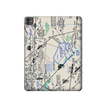 W3882 Flying Enroute Chart Tablet Case Cover Custodia per iPad Pro 13 (2024)