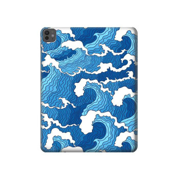 W3901 Aesthetic Storm Ocean Waves Tablet Case Cover Custodia per iPad Pro 13 (2024)