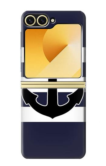 W2758 Anchor Navy Case Cover Custodia e Flip Case per Samsung Galaxy Z Flip 6, Flip 7 FE W2758 Anchor Navy Case Cover Custodia e Flip Case per Samsung Galaxy Z Flip 6, Flip 7 FE
