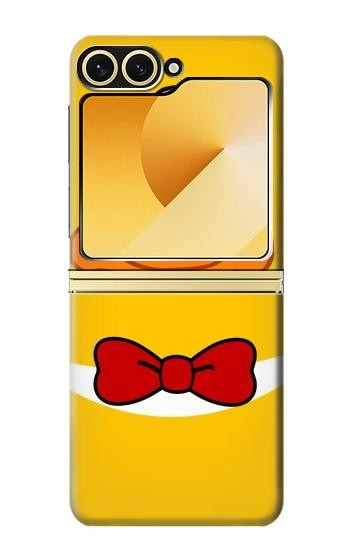 W2760 Yellow Duck Tuxedo Cartoon Case Cover Custodia e Flip Case per Samsung Galaxy Z Flip 6, Flip 7 FE
