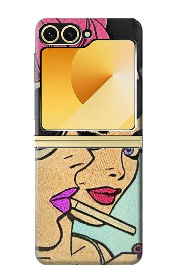 W3171 Girls Pop Art Case Cover Custodia e Flip Case per Samsung Galaxy Z Flip 6