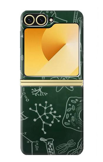 W3211 Science Green Board Case Cover Custodia e Flip Case per Samsung Galaxy Z Flip 6