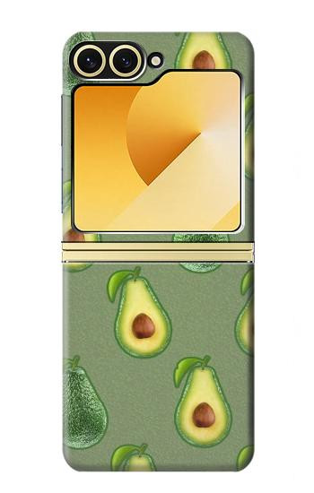 W3285 Avocado Fruit Pattern Case Cover Custodia e Flip Case per Samsung Galaxy Z Flip 6