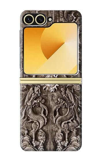 W3395 Dragon Door Case Cover Custodia e Flip Case per Samsung Galaxy Z Flip 6