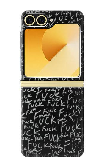 W3478 Funny Words Blackboard Case Cover Custodia e Flip Case per Samsung Galaxy Z Flip 6