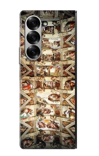 W0177 Michelangelo Chapel ceiling Case Cover Custodia e Flip Case per Samsung Galaxy Z Fold 6 W0177 Michelangelo Chapel ceiling Case Cover Custodia e Flip Case per Samsung Galaxy Z Fold 6