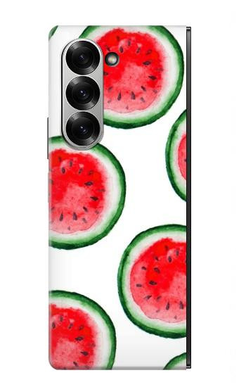 W3236 Watermelon Pattern Case Cover Custodia e Flip Case per Samsung Galaxy Z Fold 6