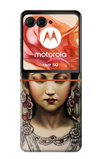 W0681 Guan Yin Case Cover Custodia e Flip Case per Motorola Razr 50