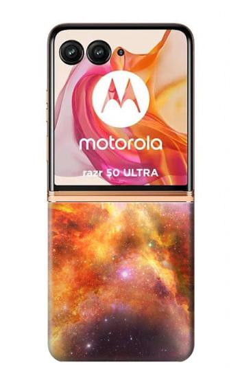 W1963 Nebula Rainbow Space Case Cover Custodia e Flip Case per Motorola Razr 50 Ultra