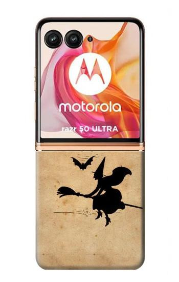 W2648 Vintage Halloween The Witches Ball Case Cover Custodia e Flip Case per Motorola Razr 50 Ultra