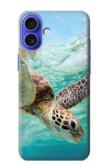 W1377 Ocean Sea Turtle Case Cover Custodia e Flip Case per iPhone 16