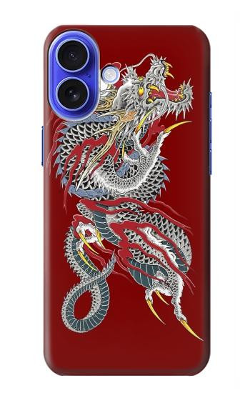 W2104 Yakuza Dragon Tattoo Case Cover Custodia e Flip Case per iPhone 16