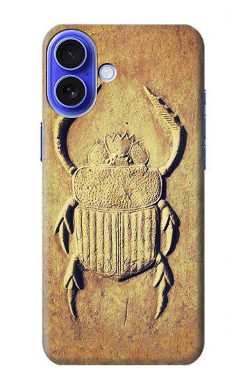 W2401 Egyptian Scarab Beetle Graphic Printed Case Cover Custodia e Flip Case per iPhone 16