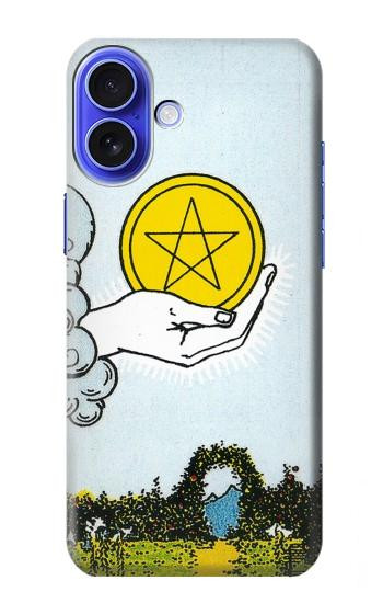 W3722 Tarot Card Ace of Pentacles Coins Case Cover Custodia e Flip Case per iPhone 16