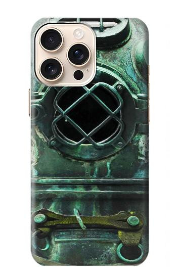 W2632 Antique Vintage Deep Sea Diver Helmet Case Cover Custodia e Flip Case per iPhone 16 pro