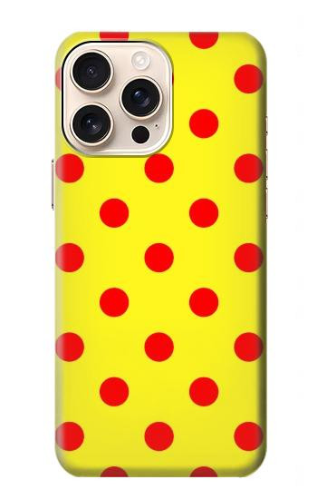 W3526 Red Spot Polka Dot Case Cover Custodia e Flip Case per iPhone 16 pro