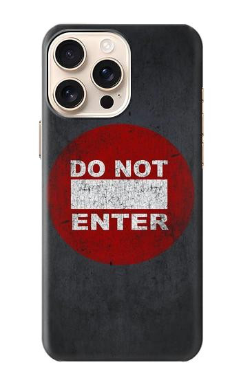 W3683 Do Not Enter Case Cover Custodia e Flip Case per iPhone 16 pro