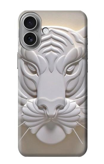 W0574 Tiger Carving Case Cover Custodia e Flip Case per iPhone 16 plus