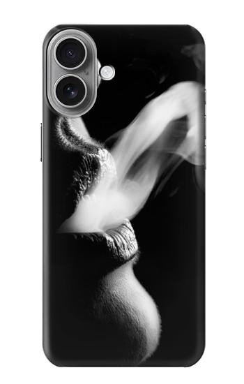 W0917 Sexy Lip Girl Smoking Case Cover Custodia e Flip Case per iPhone 16 plus
