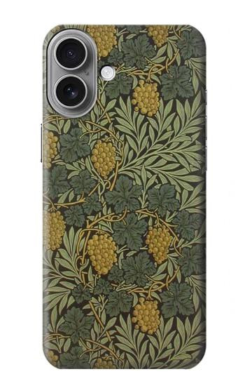 W3662 William Morris Vine Pattern Case Cover Custodia e Flip Case per iPhone 16 plus