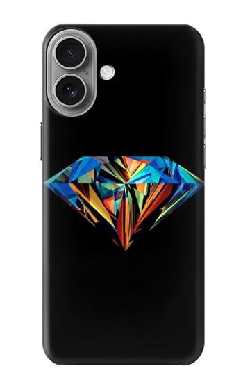W3842 Abstract Colorful Diamond Case Cover Custodia e Flip Case per iPhone 16 plus