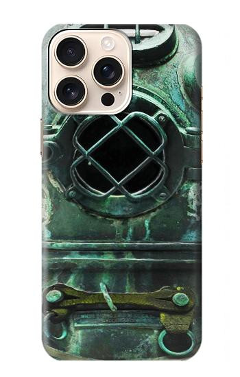 W2632 Antique Vintage Deep Sea Diver Helmet Case Cover Custodia e Flip Case per iPhone 16 pro max