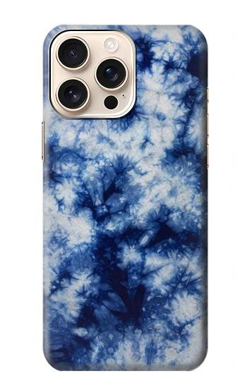 W3439 Fabric Indigo Tie Dye Case Cover Custodia e Flip Case per iPhone 16 pro max