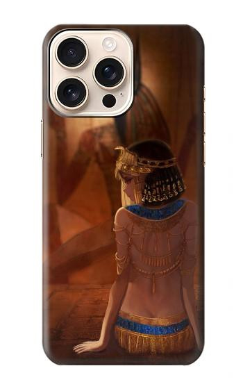 W3919 Egyptian Queen Cleopatra Anubis Case Cover Custodia e Flip Case per iPhone 16 pro max