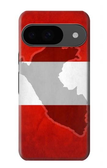 W3018 Peru Flag Case Cover Custodia e Flip Case per Google Pixel 9
