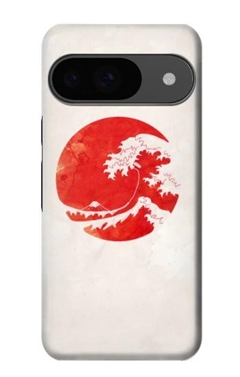W3237 Waves Japan Flag Case Cover Custodia e Flip Case per Google Pixel 9