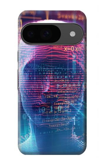 W3800 Digital Human Face Case Cover Custodia e Flip Case per Google Pixel 9