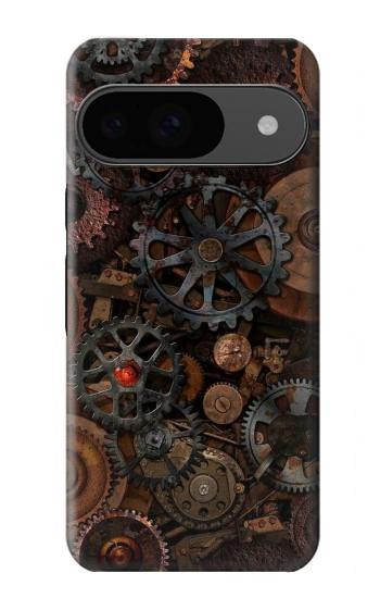 W3884 Steampunk Mechanical Gears Case Cover Custodia e Flip Case per Google Pixel 9