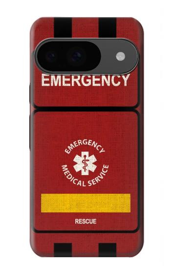 W3957 Emergency Medical Service Case Cover Custodia e Flip Case per Google Pixel 9