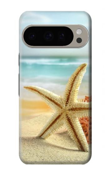 W1117 Starfish on the Beach Case Cover Custodia e Flip Case per Google Pixel 9 Pro
