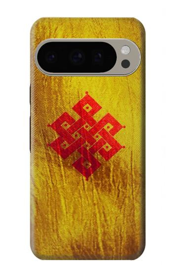 W2318 Eternal Knot Buddhist Spiritual Meditation Case Cover Custodia e Flip Case per Google Pixel 9 Pro