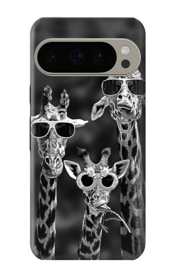 W2327 Giraffes With Sunglasses Case Cover Custodia e Flip Case per Google Pixel 9 Pro