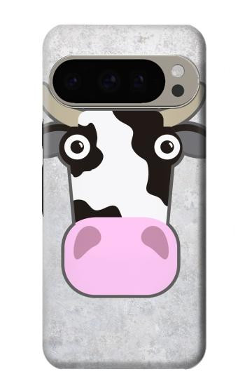 W3257 Cow Cartoon Case Cover Custodia e Flip Case per Google Pixel 9 Pro