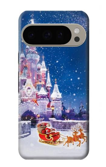 W3282 Santa Xmas Castle Case Cover Custodia e Flip Case per Google Pixel 9 Pro