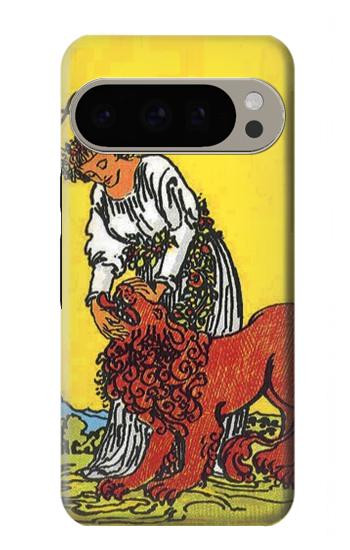 W3458 Strength Tarot Card Case Cover Custodia e Flip Case per Google Pixel 9 Pro