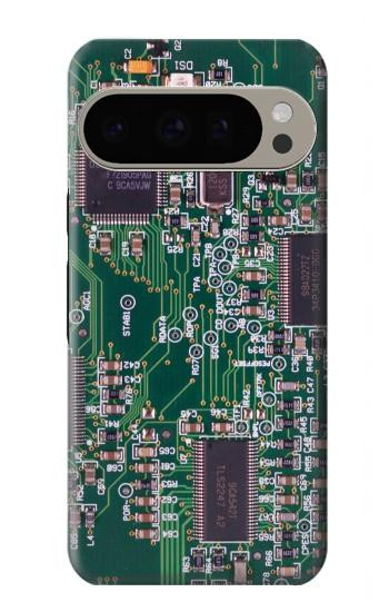 W3519 Electronics Circuit Board Graphic Case Cover Custodia e Flip Case per Google Pixel 9 Pro
